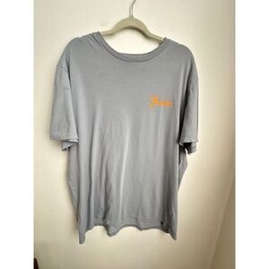 Fender T Shirt Gray Short Sleeve Graphic Guitar Print Music Men XL